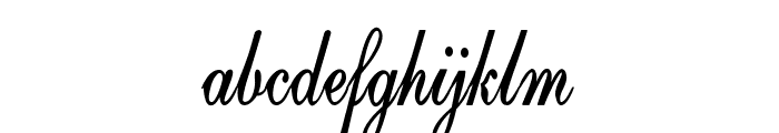 Calligri-CondensedBold Font LOWERCASE