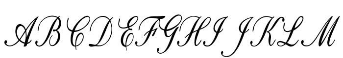 Calligri-CondensedItalic Font UPPERCASE