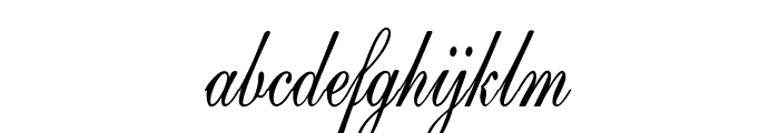 Calligri-CondensedItalic Font LOWERCASE
