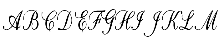 Calligri-CondensedRegular Font UPPERCASE