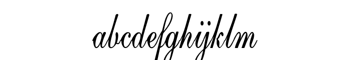Calligri-CondensedRegular Font LOWERCASE