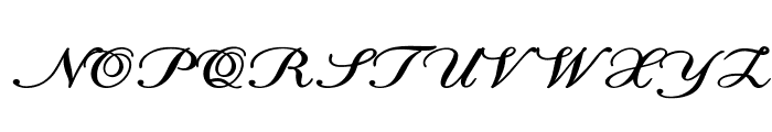 Calligri-ExpandedBold Font UPPERCASE