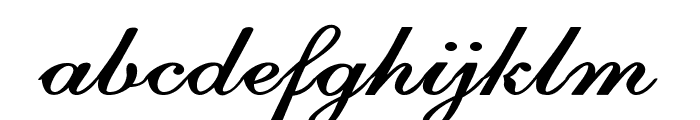 Calligri-ExpandedBold Font LOWERCASE