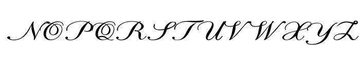 Calligri-ExpandedRegular Font UPPERCASE