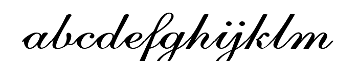Calligri-ExpandedRegular Font LOWERCASE
