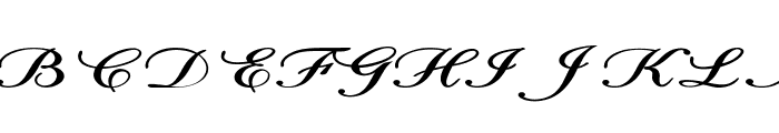 Calligri-ExtraexpandedBold Font UPPERCASE