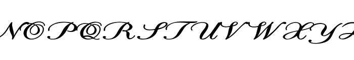 Calligri-ExtraexpandedBold Font UPPERCASE