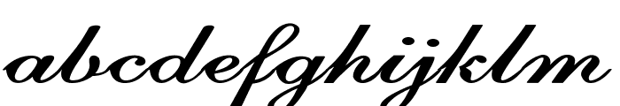 Calligri-ExtraexpandedBold Font LOWERCASE