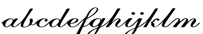 Calligri-ExtraexpandedRegular Font LOWERCASE