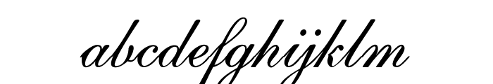 Calligri-Italic Font LOWERCASE