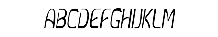 Callum-CondensedItalic Font UPPERCASE