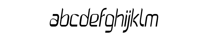 Callum-CondensedItalic Font LOWERCASE