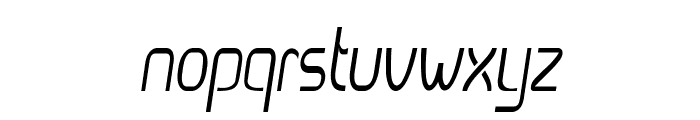 Callum-CondensedItalic Font LOWERCASE