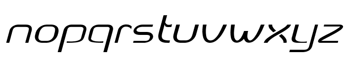 Callum-ExpandedItalic Font LOWERCASE