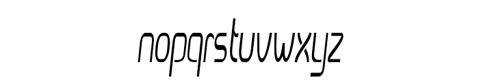 Callum-ExtracondensedItalic Font LOWERCASE