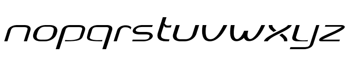 Callum-ExtraexpandedItalic Font LOWERCASE