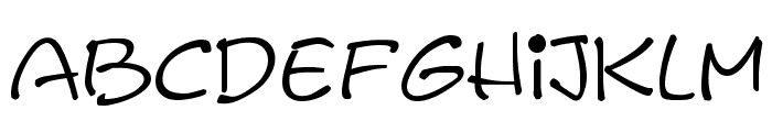 Calvin Regular Font LOWERCASE
