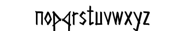 Campout-CondensedRegular Font LOWERCASE