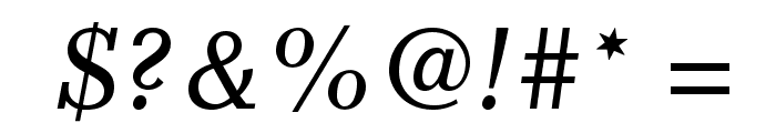 CandidaStd-Italic Font OTHER CHARS