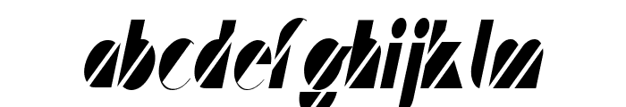 Cane Condensed Italic Font UPPERCASE