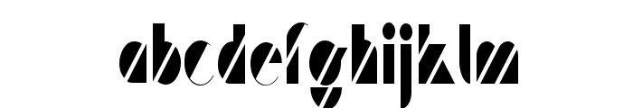 Cane Condensed Normal Font LOWERCASE