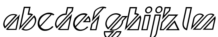Cane Hollow Italic Font UPPERCASE