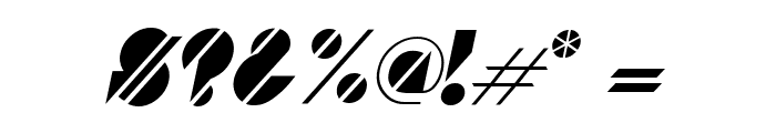 Cane Italic Font OTHER CHARS