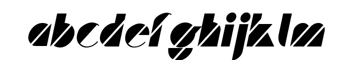 Cane Italic Font LOWERCASE