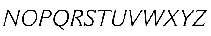 CantoriaMTStd-Italic Font UPPERCASE