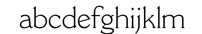 CantoriaMTStd-Light Font LOWERCASE