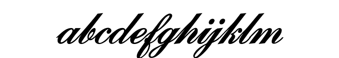 Capira-BoldItalic Font LOWERCASE