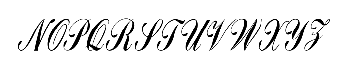 Capira-CondensedItalic Font UPPERCASE