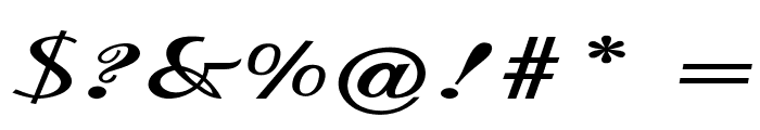 Capira-ExtraexpandedBold Font OTHER CHARS