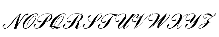 Capira-Italic Font UPPERCASE