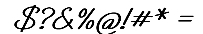 Caravel-BoldItalic Font OTHER CHARS