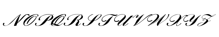 Cardihill-ExpandedItalic Font UPPERCASE