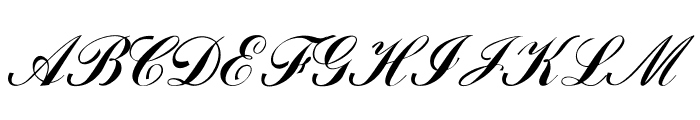 Cardihill-Italic Font UPPERCASE