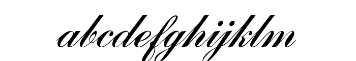 Cardihill-Italic Font LOWERCASE