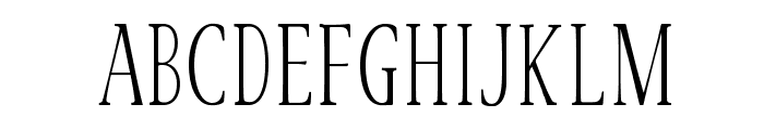 Carlmont-CondensedRegular Font UPPERCASE