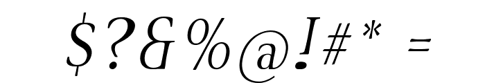 CarlmontItalic Font OTHER CHARS