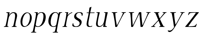 CarlmontItalic Font LOWERCASE