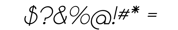 CarnelianItalic Font OTHER CHARS