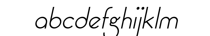 CarnelianItalic Font LOWERCASE