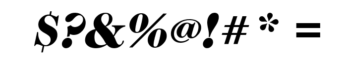 Caslon-Black-Italic Font OTHER CHARS