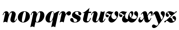 Caslon-Black-Italic Font LOWERCASE