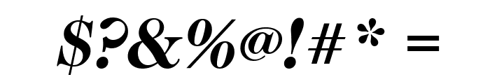 Caslon-BoldItalic Font OTHER CHARS
