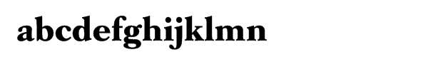 Caslon Book Pro BQ Bold Sample