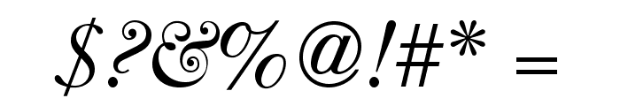 Caslon540LTStd-Italic Font OTHER CHARS