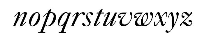 Caslon540LTStd-Italic Font LOWERCASE
