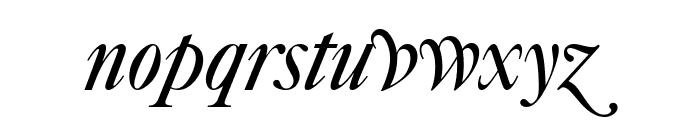 CaslonNo540SwaD Italic Font LOWERCASE